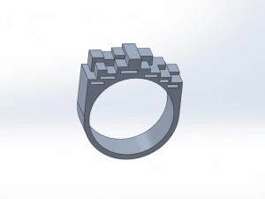 arte del anillo Modelo 3D