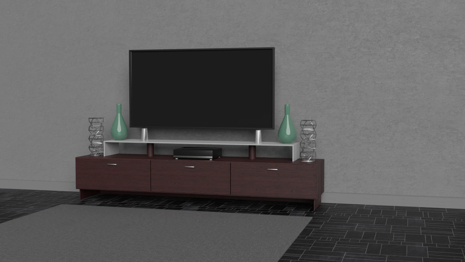 living room furniture 3D Model .c4d .max .obj .3ds .fbx .stl .blend 