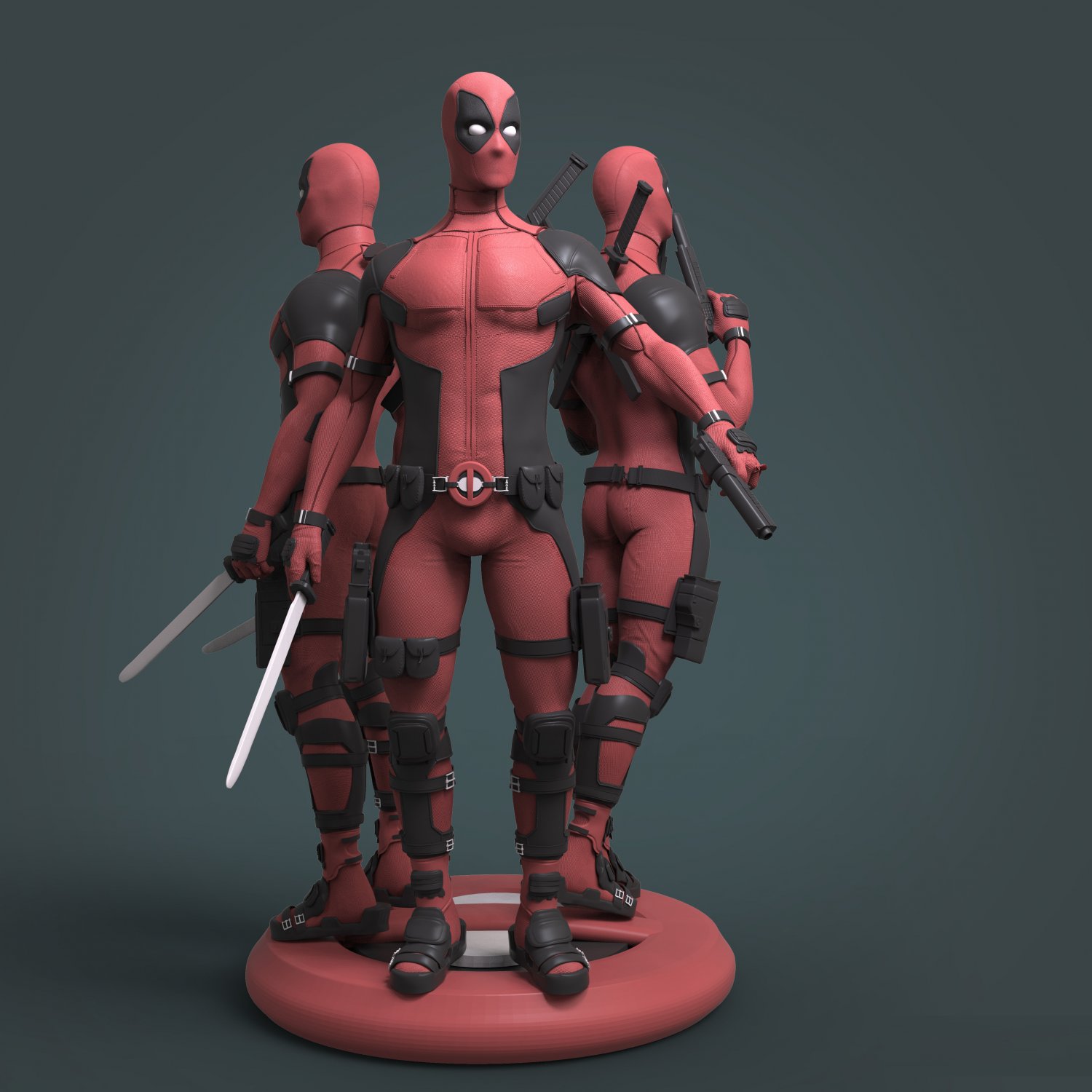 3D-Datei Deadpool 1/12 Action-Figur mit Gelenken 👾・3D-druckbares