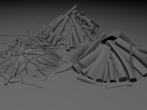 Campfires bonfires 3D 모델