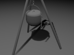 Campfires bonfires 3D Модель