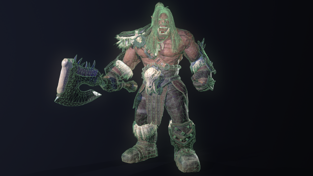 orc Modelo 3D .c4d .max .obj .3ds .fbx .stl .blend 