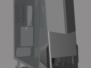 Thermaltake Gaming PC Case 3D Model
