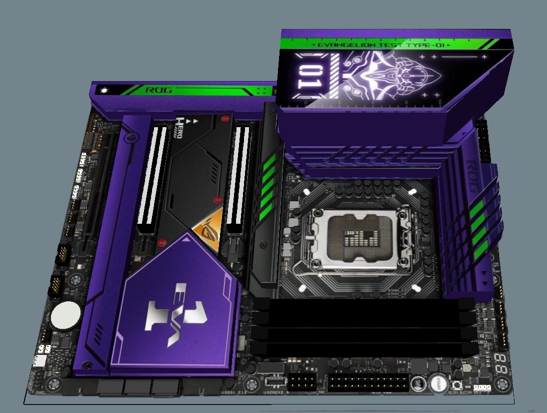 ROG MAXIMUS Z690 HERO EVA Free 3D Model in Computer 3DExport