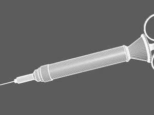 syringe 3D Model