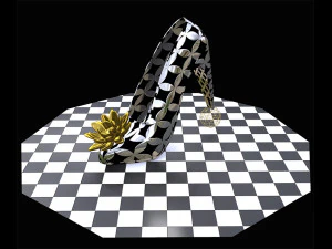 talon haut Modèle 3D