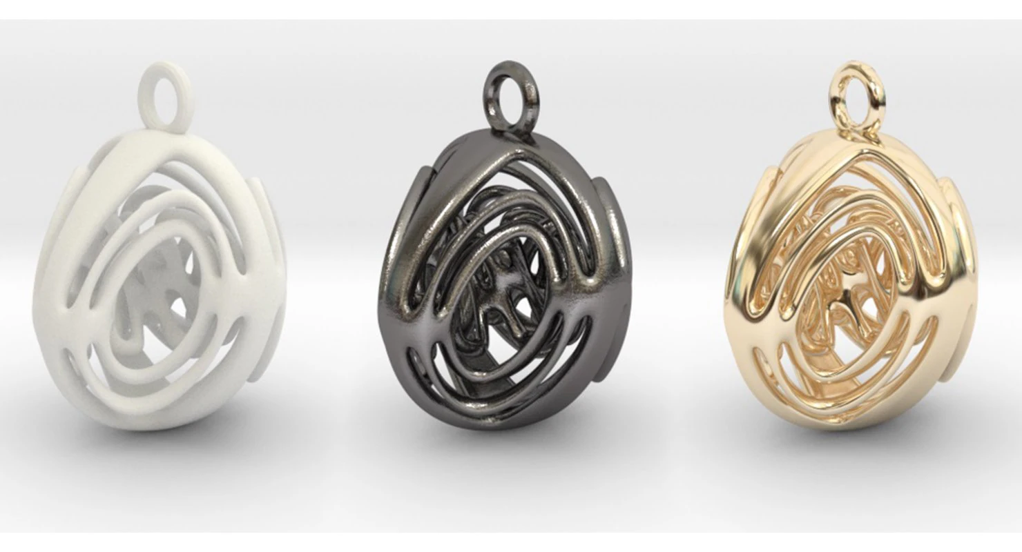 unique pendant 3D Print Model .c4d .max .obj .3ds .fbx .stl .blend 