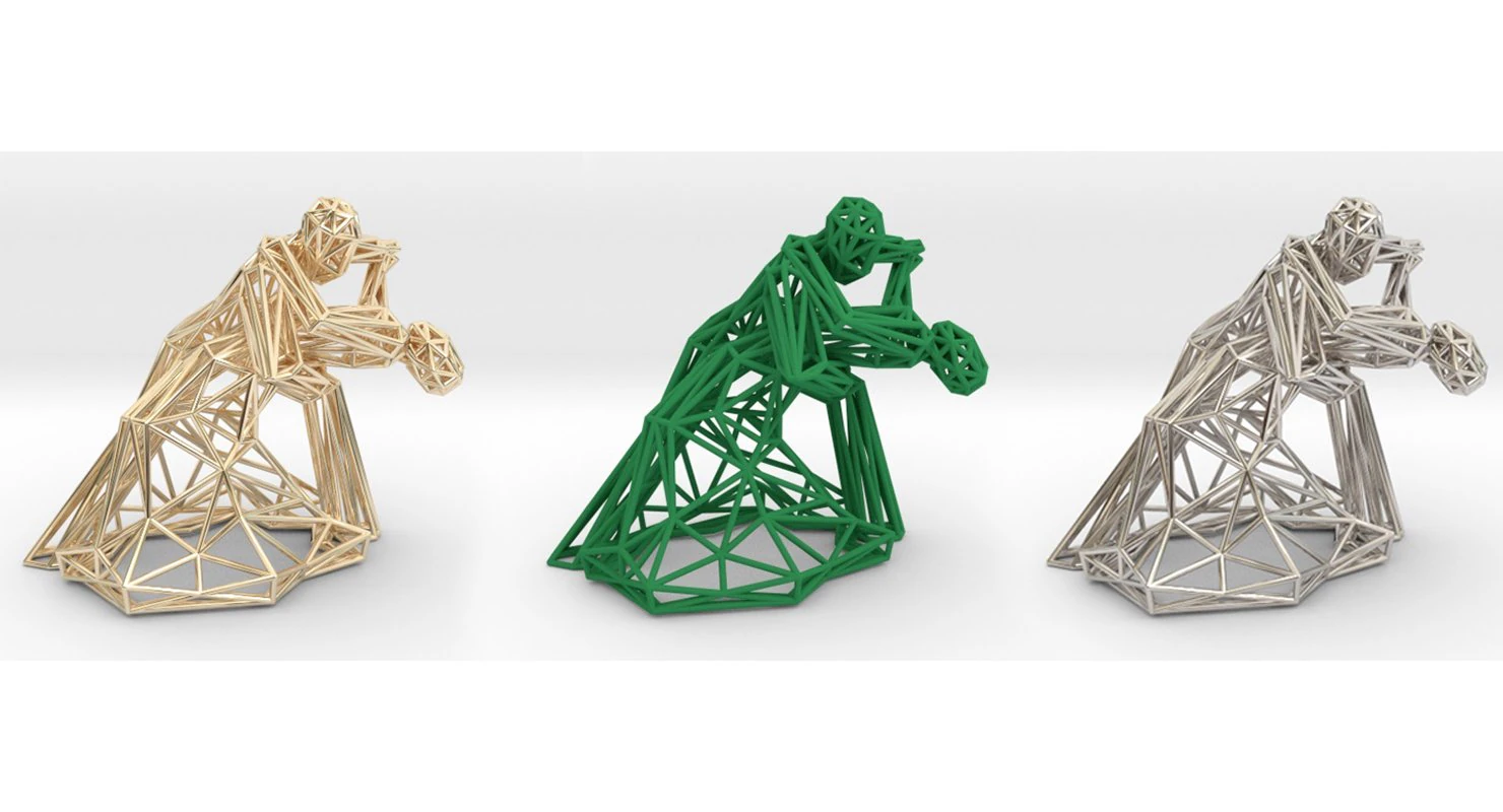 dancing couple 3D Print Model .c4d .max .obj .3ds .fbx .stl .blend 