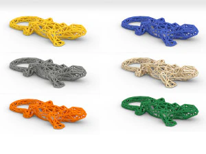 lizard 3D Print Model