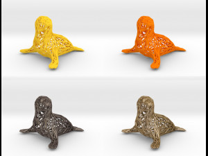 baby seal Modello di stampa 3D