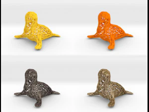 baby seal 3D Print Model