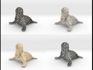 baby seal Modello di stampa 3D