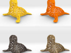 baby seal 3D Print Model