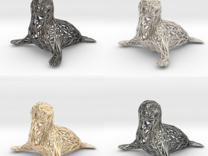 baby seal Modello di stampa 3D