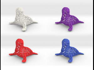 baby seal Modello di stampa 3D
