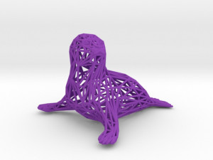 baby seal Modello di stampa 3D