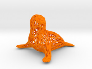 baby seal Modello di stampa 3D