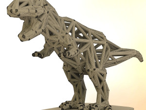 t-rex tyrannosaurus 3D 打印模型
