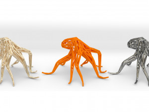octopus Model Cetak 3D