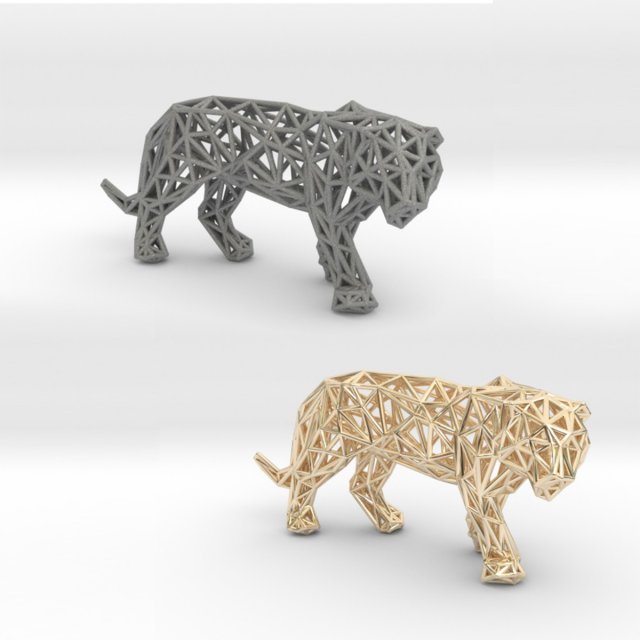sumatran tiger Model Cetak 3D .c4d .max .obj .3ds .fbx .stl .blend 