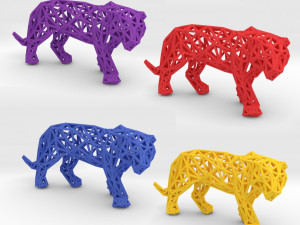 sumatran tiger Model Cetak 3D