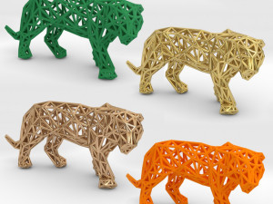 sumatran tiger Model Cetak 3D