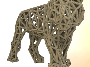 sumatran tiger Model Cetak 3D