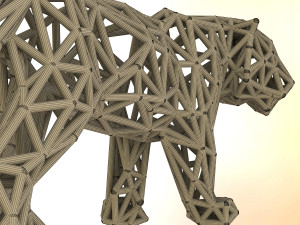 sumatran tiger Model Cetak 3D