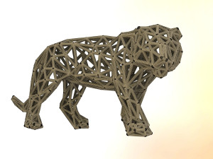 sumatran tiger Model Cetak 3D