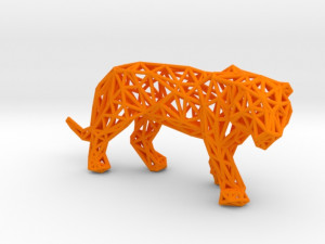 sumatran tiger Model Cetak 3D