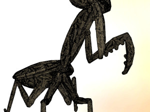 praying mantis 3D 프린트 모델