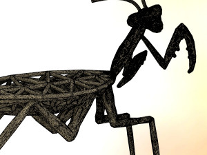 praying mantis 3D 프린트 모델