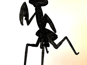 praying mantis 3D 프린트 모델