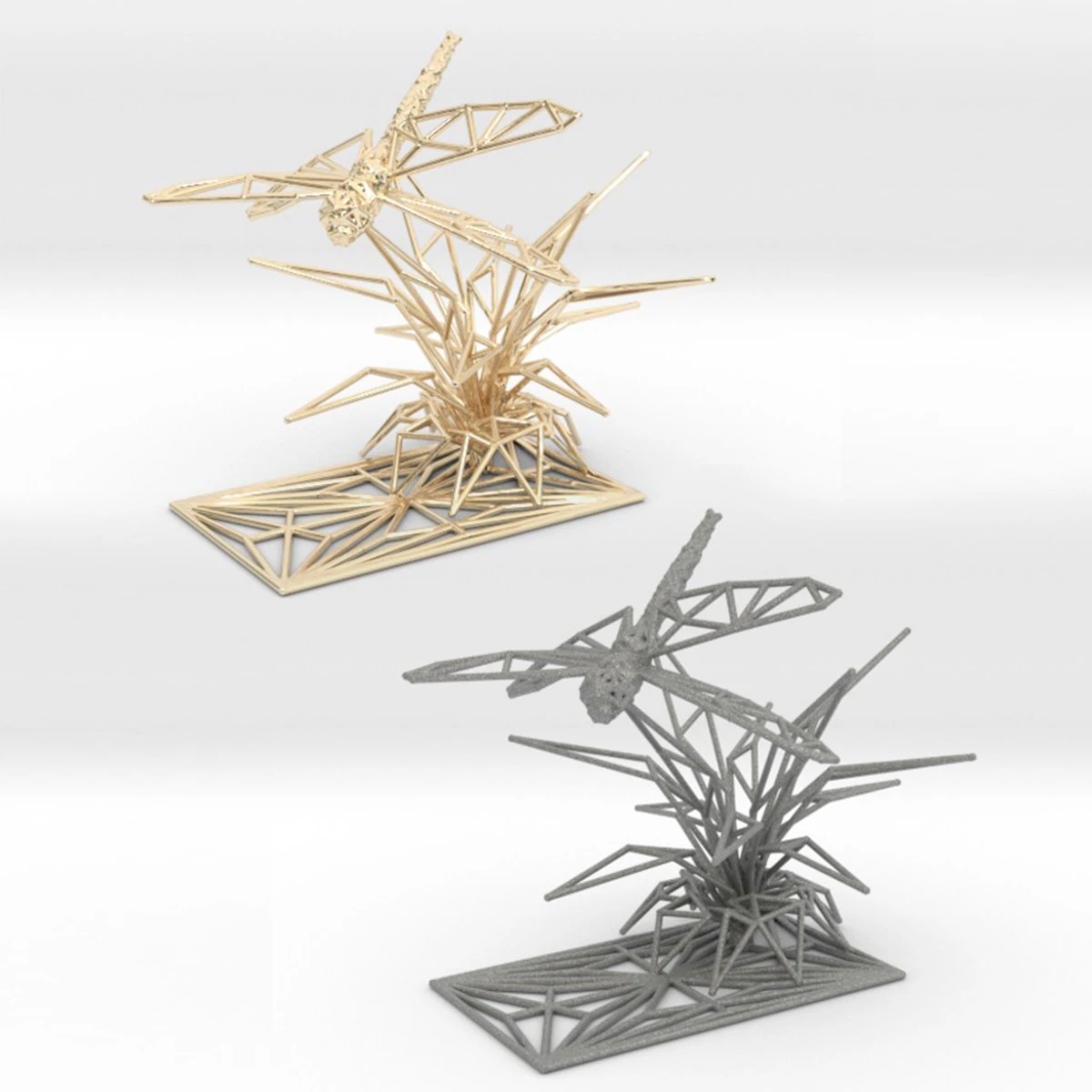dragonfly 3D Print Model .c4d .max .obj .3ds .fbx .stl .blend 