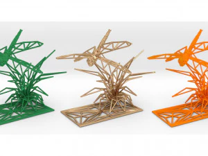 dragonfly 3D Print Model