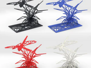 dragonfly 3D Print Model