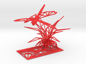 dragonfly 3D 打印模型