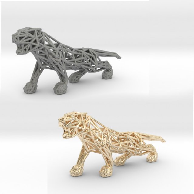 black panther 3D 프린트 모델 .c4d .max .obj .3ds .fbx .stl .blend 