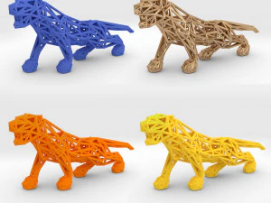 black panther 3D Print Model