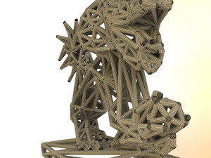 dragon with icosahedron 3D Принт Модель