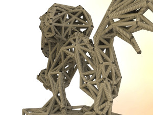 dragon with icosahedron 3D Принт Модель
