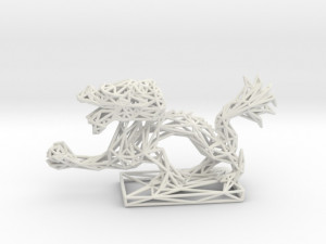 dragon with icosahedron 3D Принт Модель