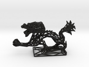 dragon with icosahedron 3D Принт Модель