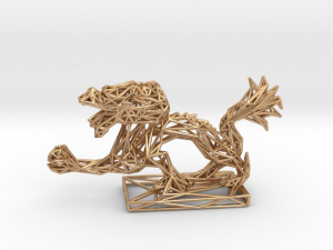 dragon with icosahedron 3D Принт Модель