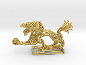 dragon with icosahedron 3D Принт Модель