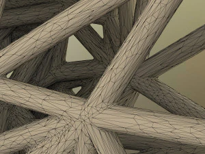 white wolf 3D Print Model