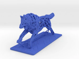 white wolf 3D Print Model