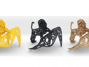le&atilde;o Modelo de Impressão 3D