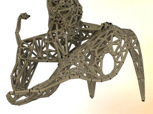 le&atilde;o Modelo de Impressão 3D