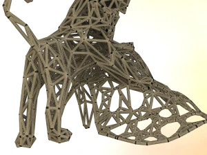 le&atilde;o Modelo de Impressão 3D
